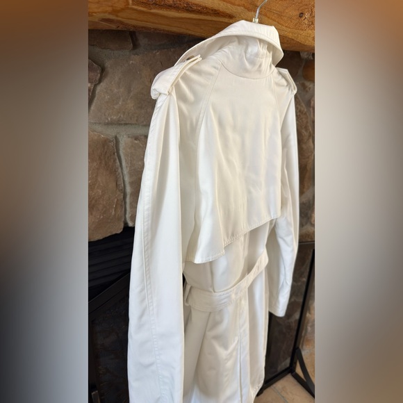 London Fog Women's Snow White Trench Coat - Picture 6 of 10